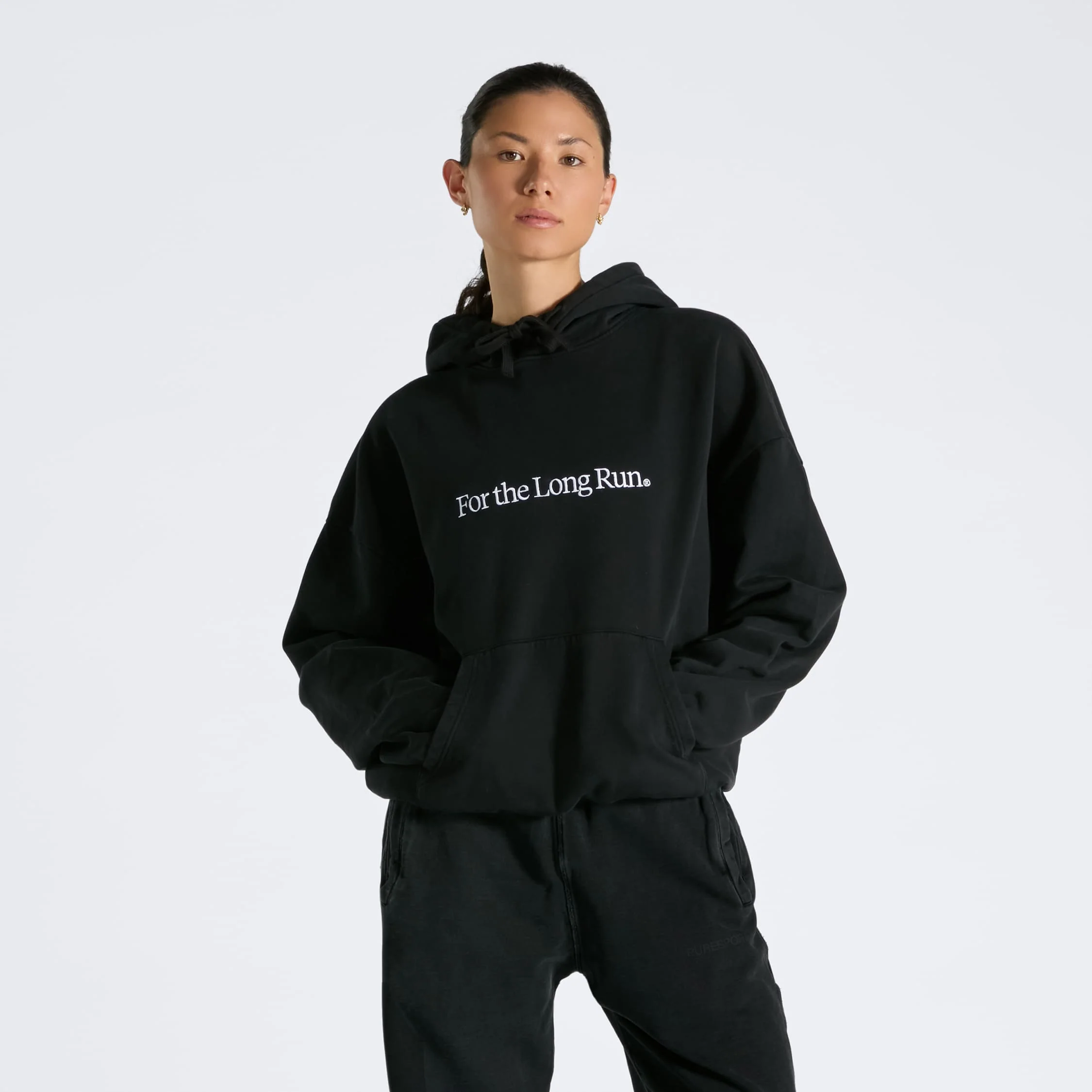For the Long Run® Embroidered Hoodie - Image 3