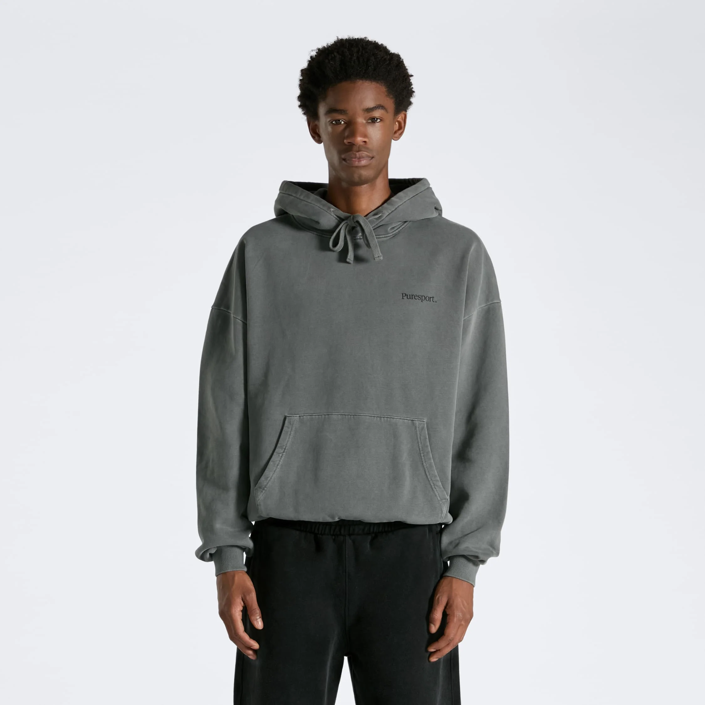 For the Long Run® Hoodie - Washed Grey - Image 6