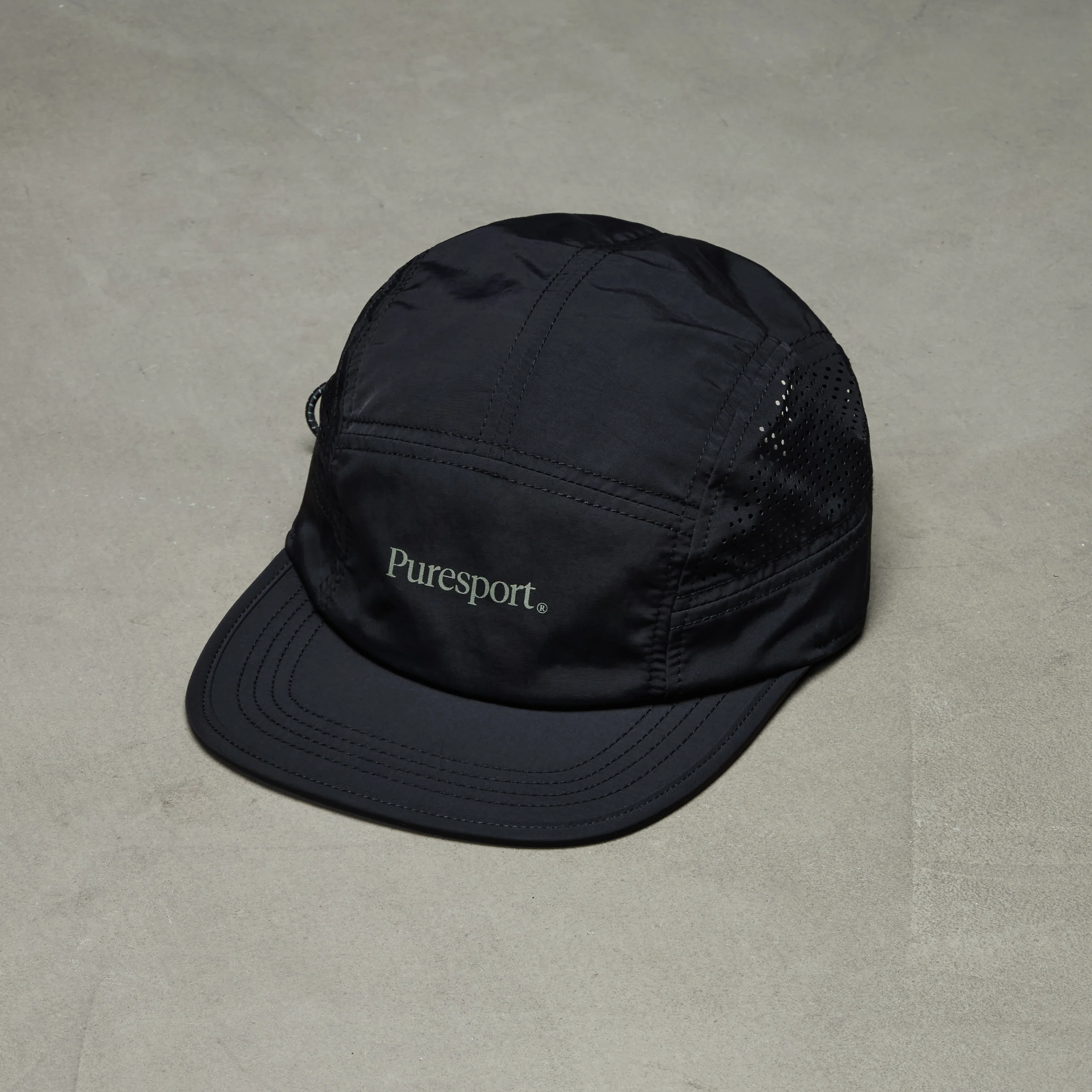 Perforated Running Cap - Black - Image 10