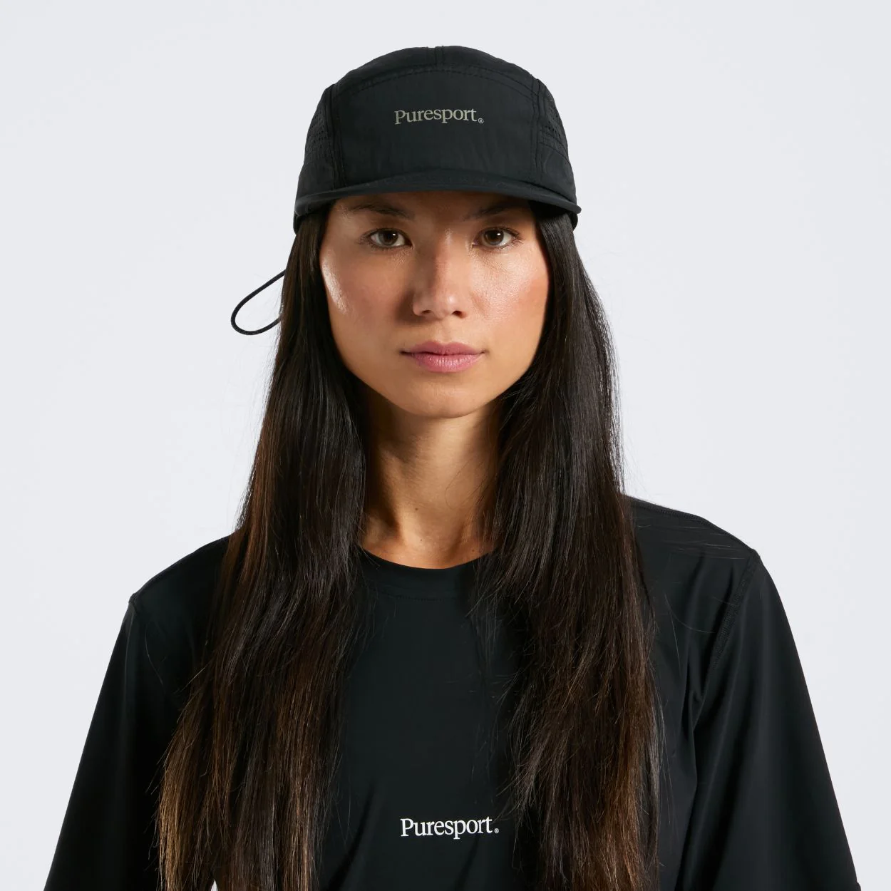 Perforated Running Cap - Black - Image 5