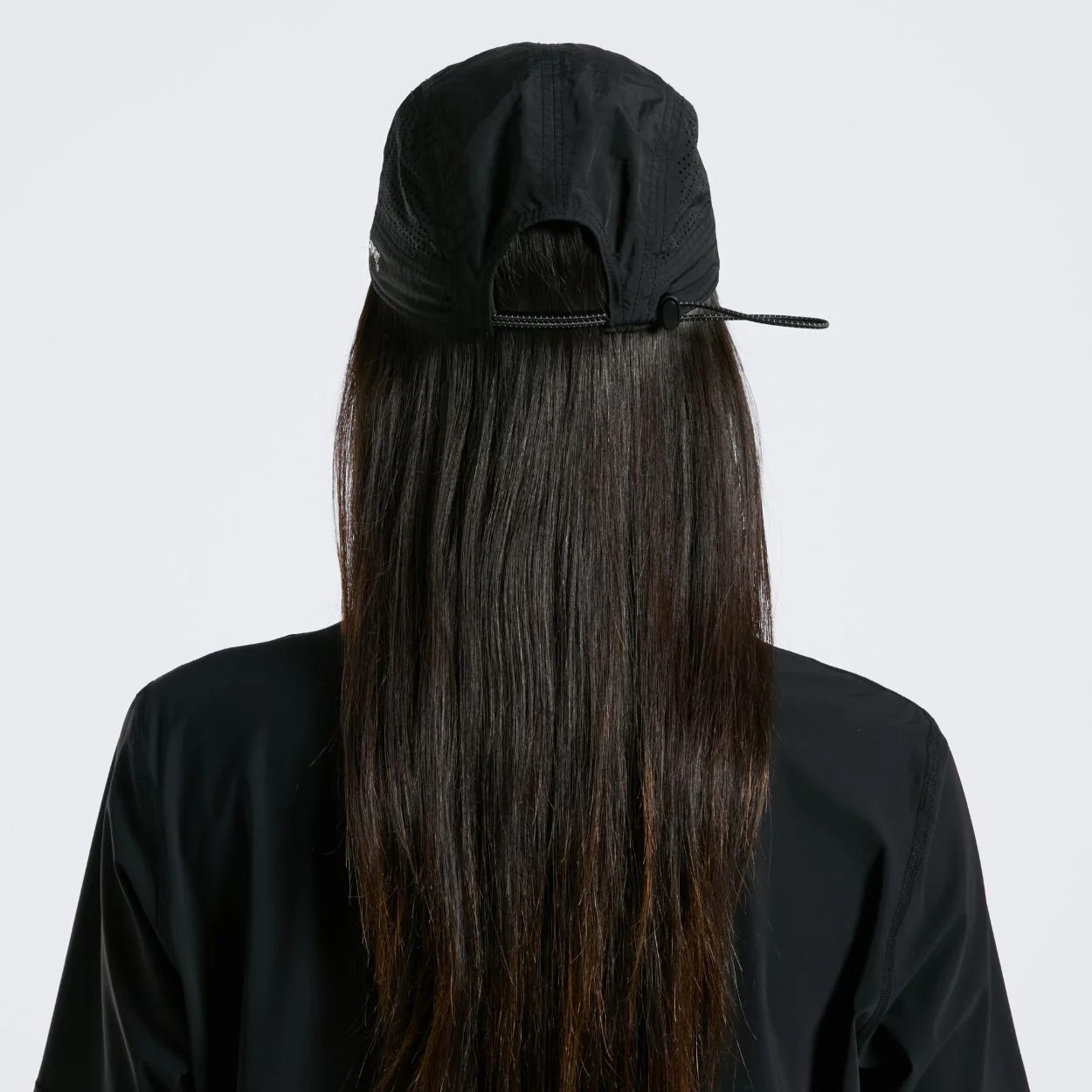 Perforated Running Cap - Black - Image 6
