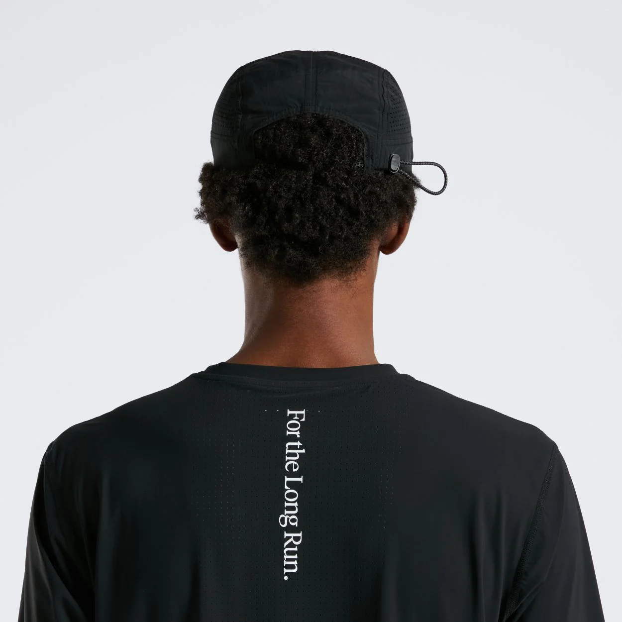 Perforated Running Cap - Black - Image 7
