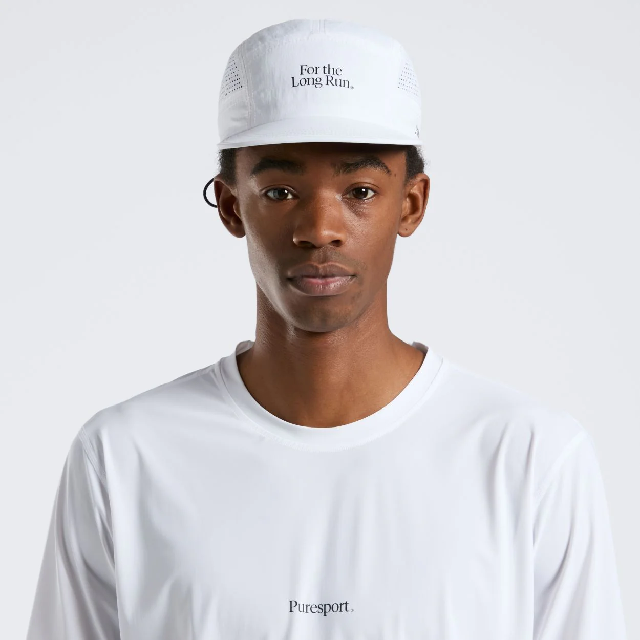 Perforated Running Cap - For the Long Run® - White - Image 12