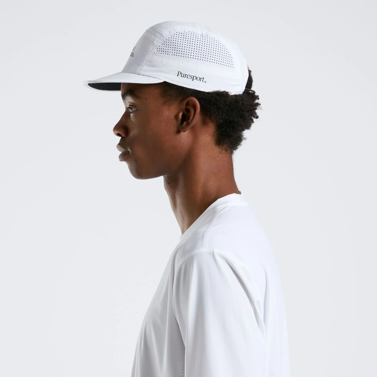 Perforated Running Cap - For the Long Run® - White - Image 3