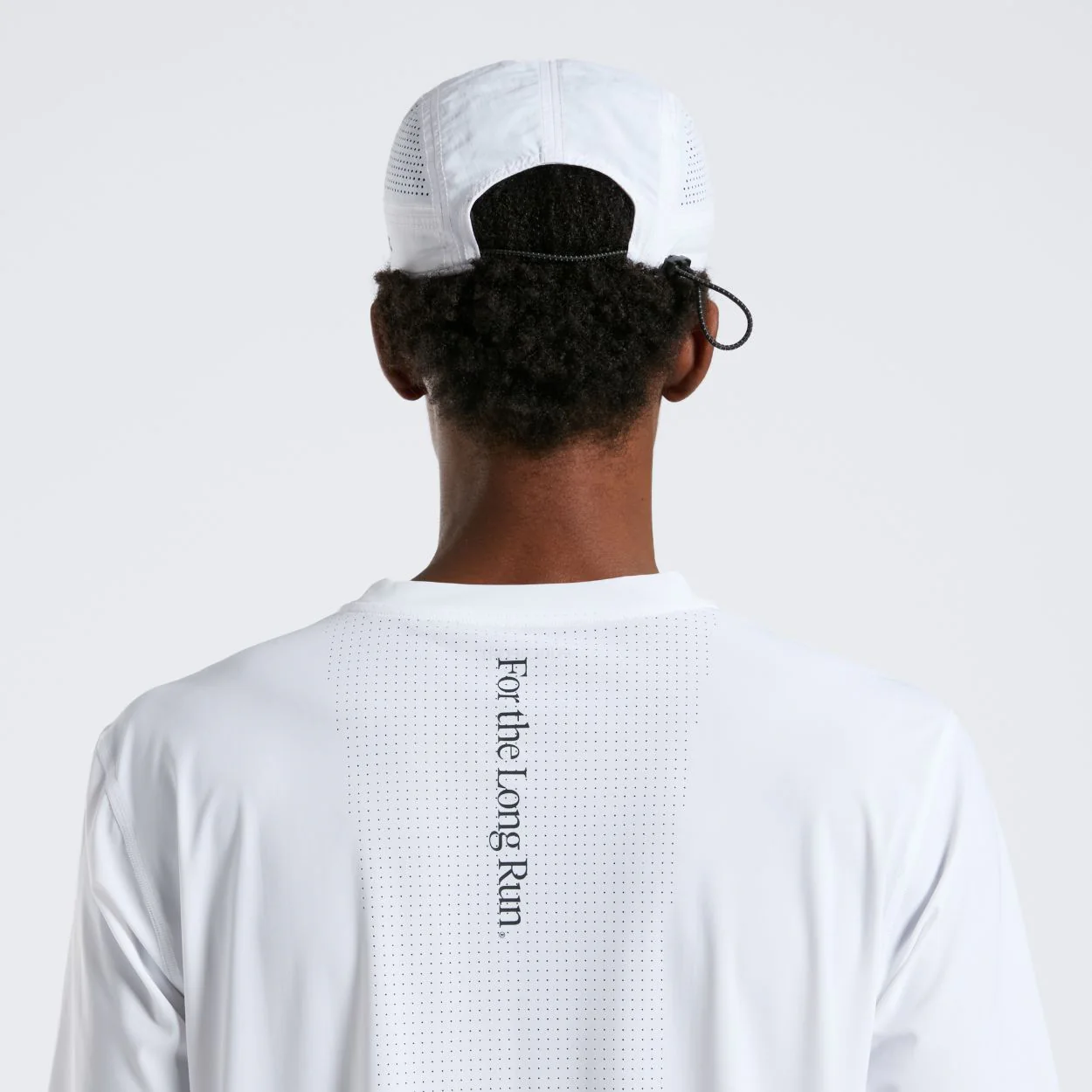 Perforated Running Cap - For the Long Run® - White - Image 4