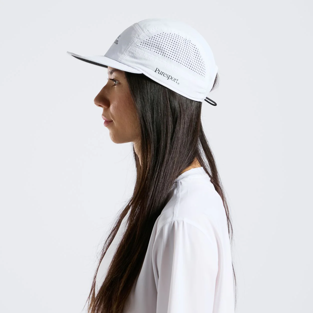 Perforated Running Cap - For the Long Run® - White - Image 6