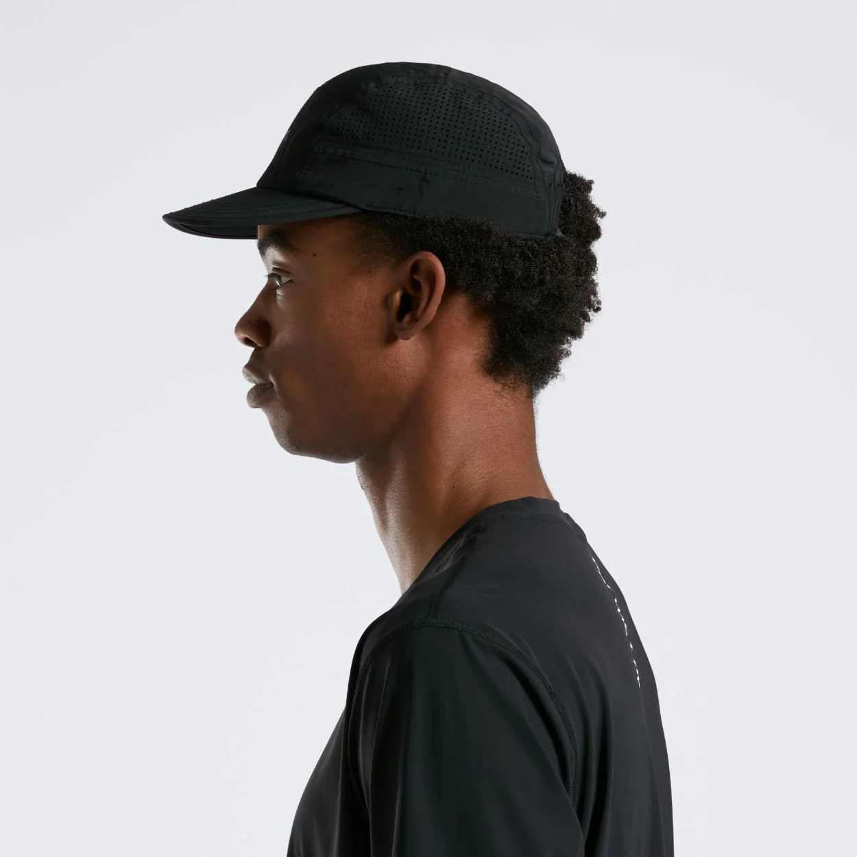 Perforated Running Cap - For the Long Run® - Black - Image 5