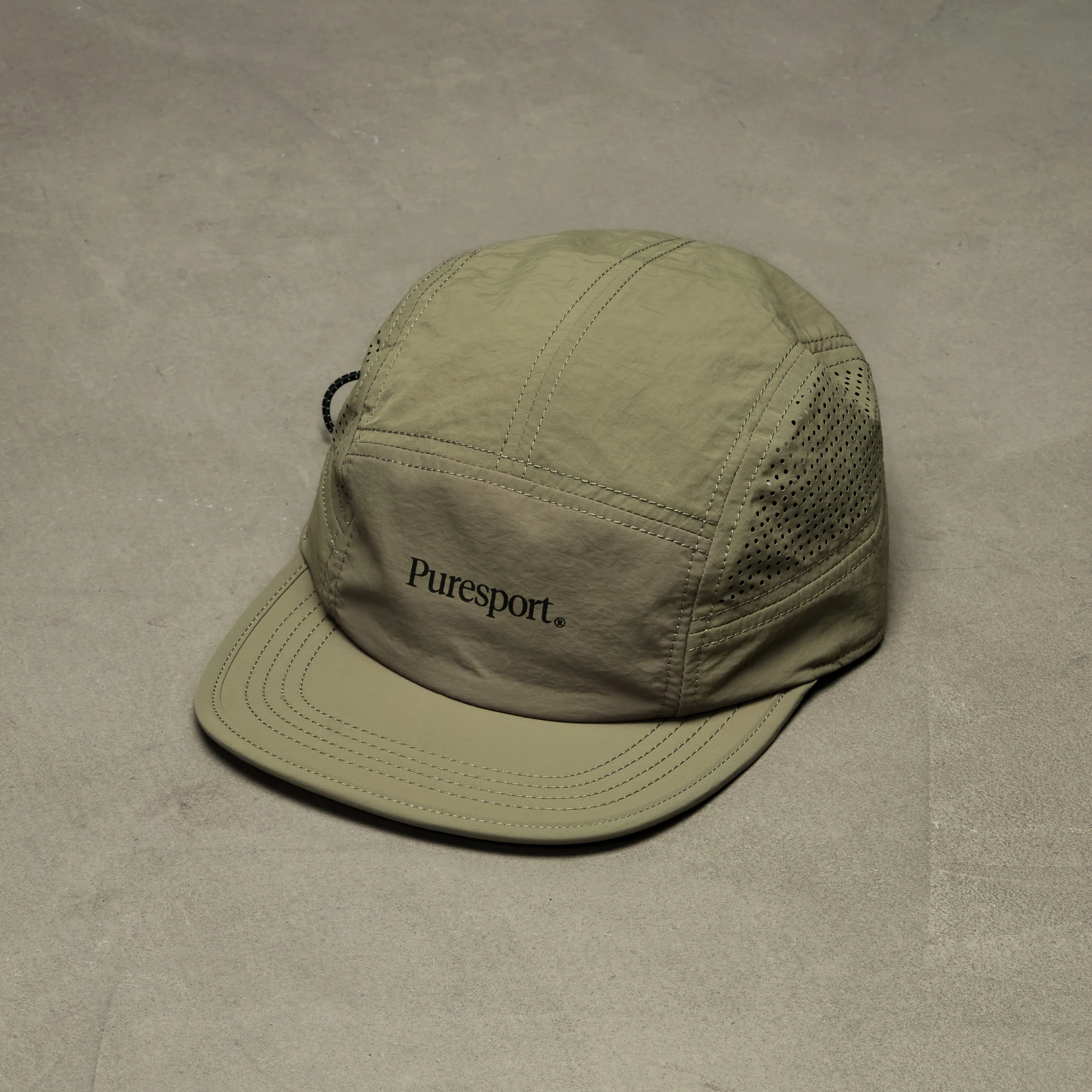Perforated Running Cap - Olive - Image 10
