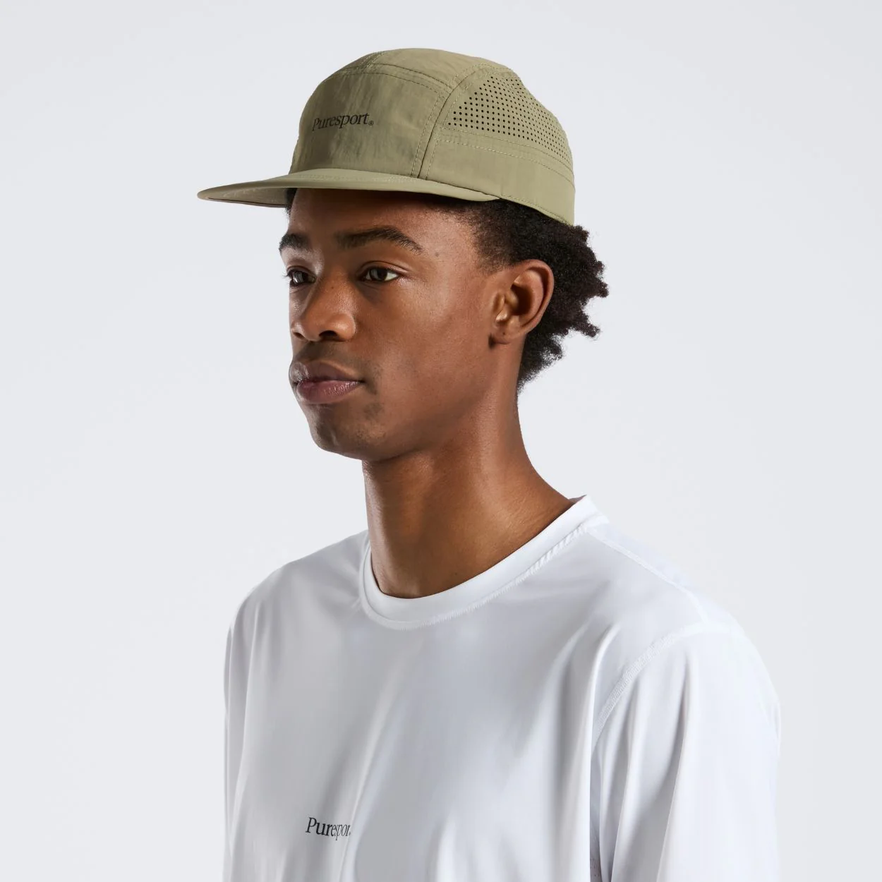 Perforated Running Cap - Olive - Image 5