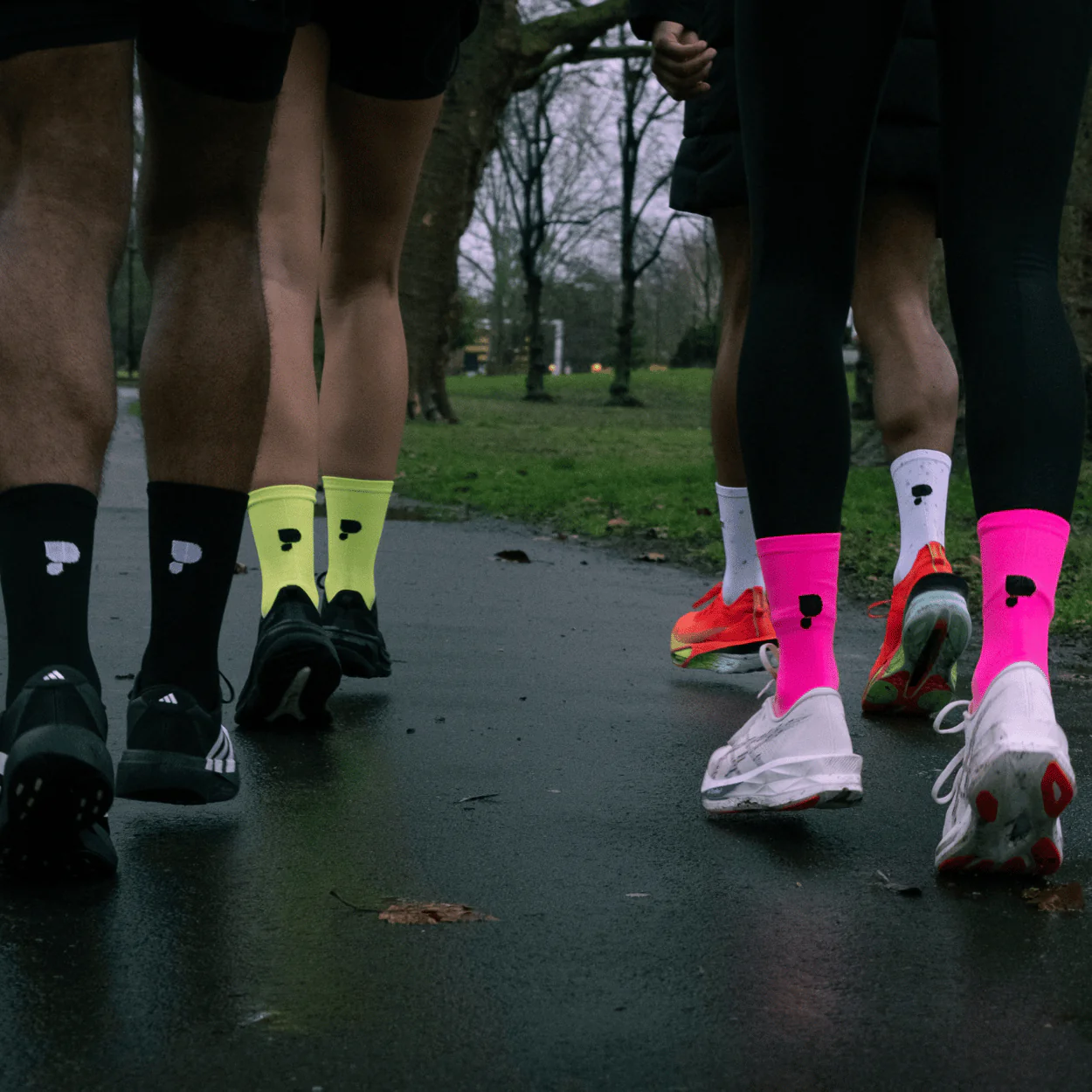 Performance Running Socks - Neon Pink - Image 4