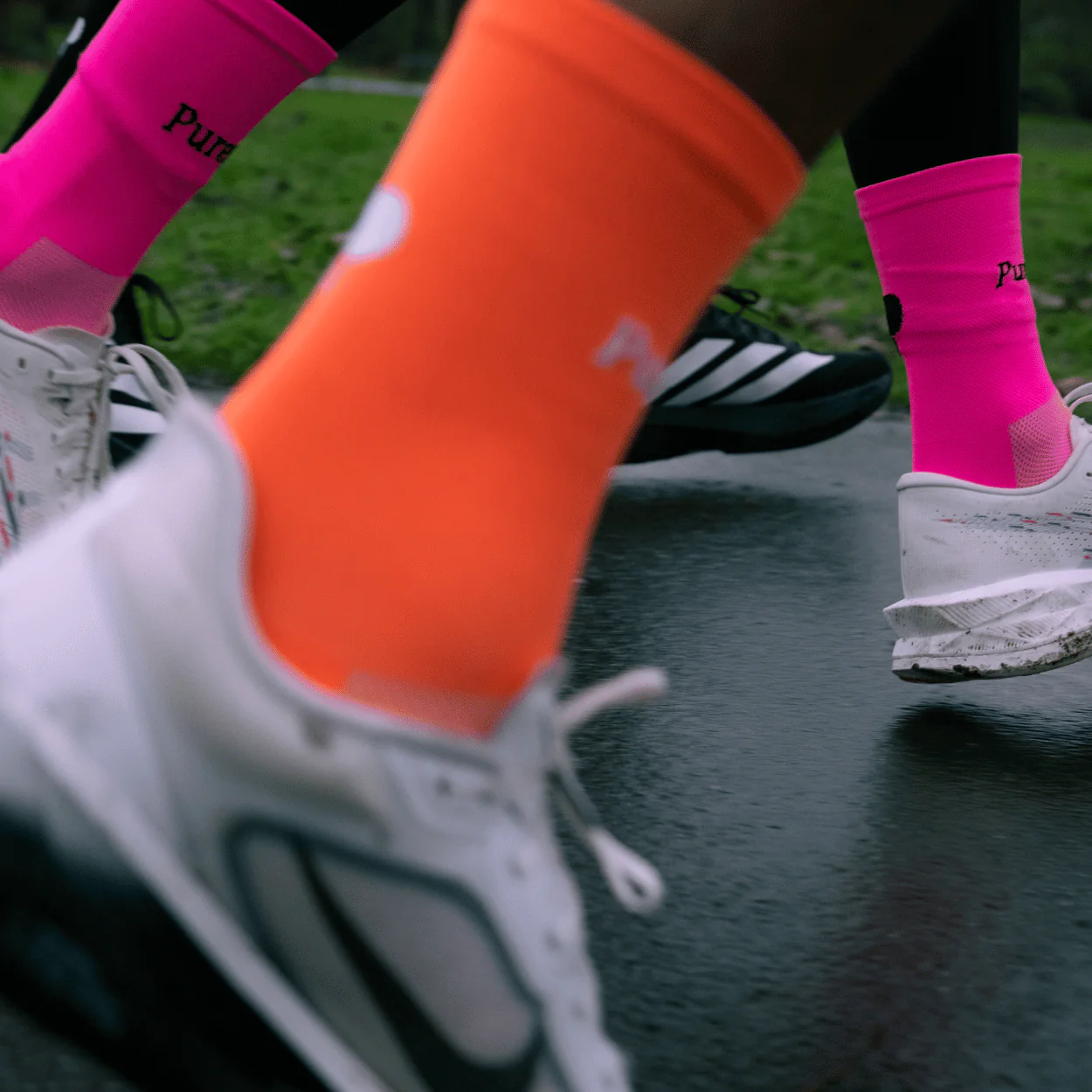 Performance Running Socks - Orange - Image 8