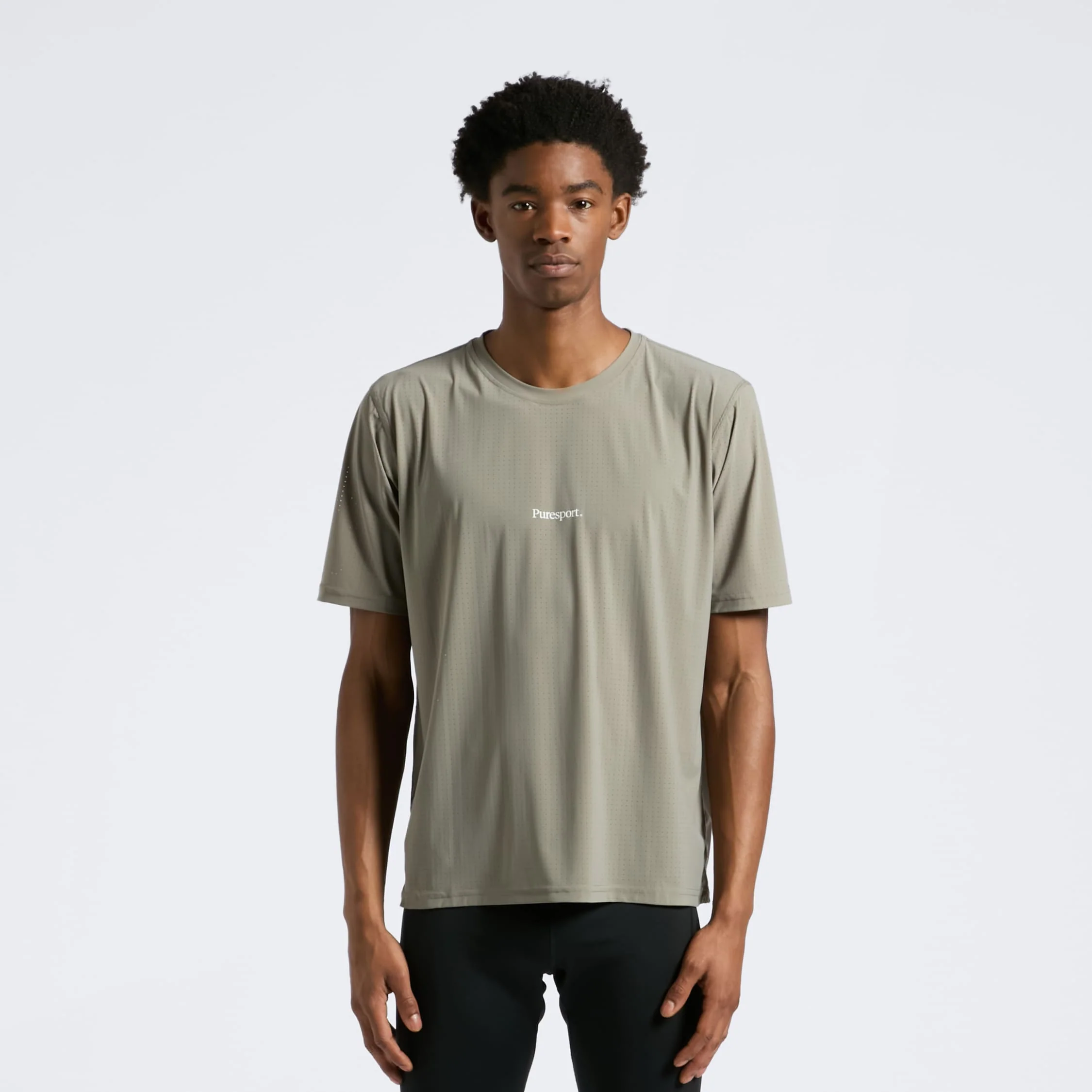 Perforated Performance Short Sleeve - Olive - Image 6